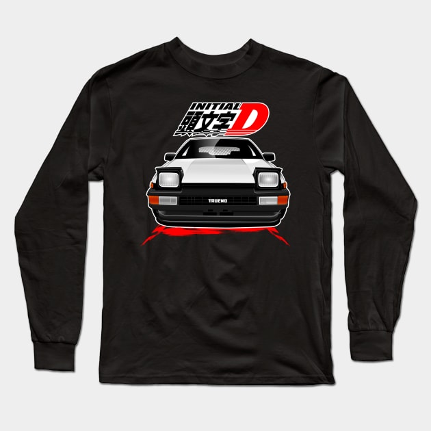 AE 86 Takumi Long Sleeve T-Shirt by aredie19